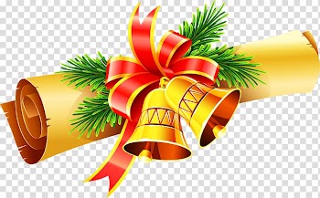 Paper Jingle bell Christmas , Christmas bells transparent background PNG clipart