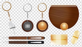 Paper Keychain Ballpoint pen, Ballpoint pen and key ring transparent background PNG clipart