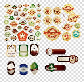 Paper Label Euclidean , Various banner logo transparent background PNG clipart