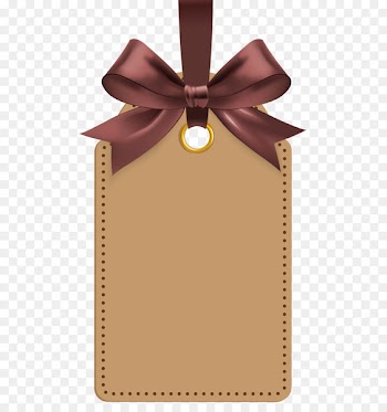 Paper Label Sticker Clip art - Bow and label 