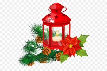Paper lantern Christmas Candle Clip art - Red Christmas Lantern Transparent PNG Clipart 