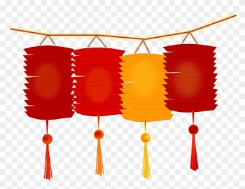 Paper Lantern Clipart Hanging Light - Chinese New Year Png
