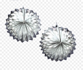 Paper lantern Silver Metal - silver 