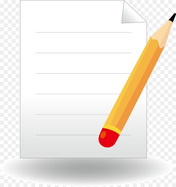 Paper Letter Pencil - White paper pencil letter element 