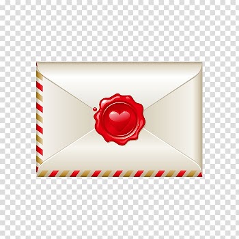 Paper Letter, Romantic love white envelopes transparent background PNG clipart