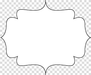 Paper Line Black and white Angle Point, Elegant Frame transparent background PNG clipart