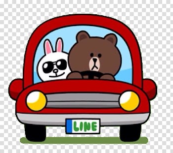 Paper Line Friends Sticker Decal, line transparent background PNG clipart