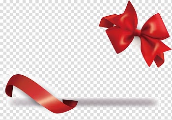 Paper Logo Valentines Day Ribbon, Bow element transparent background PNG clipart