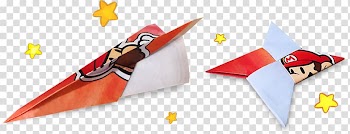 Paper Mario Two-dimensional space Mario Series, Paper Crafts transparent background PNG clipart