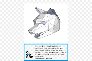Paper model Wintercroft Mask Dobermann - mask 