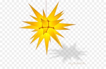Paper, Moravian Star, Herrnhuter Sterne Gmbh Manufaktur, Yellow, Leaf PNG