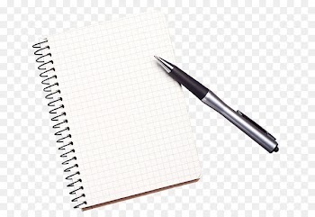Paper Notebook M Product Pen - copybook sign 