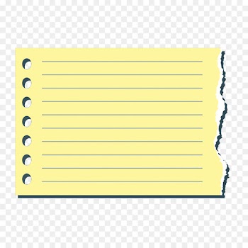 Paper Notebook Post-it note - Vector torn notebook paper sheet material 