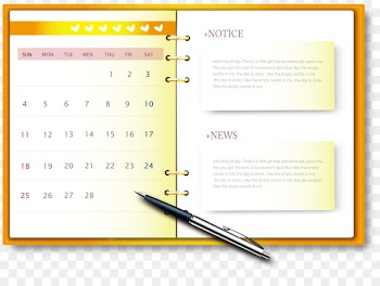 Paper Notebook Template Microsoft PowerPoint Pen - book design 