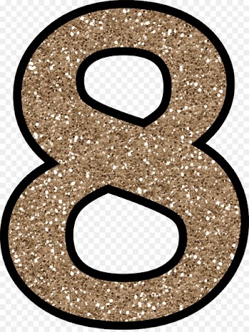 Paper Number Glitter 0 Clip art - 8 