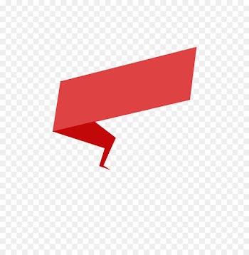 Paper Origami Ribbon - Origami red ribbon 