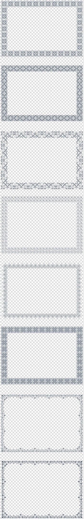 Paper Pattern, light effect decorative frame transparent background PNG clipart