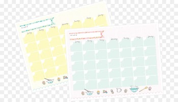 Paper Perpetual calendar Industry Off-White Font - babbles 