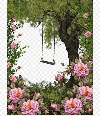 Paper Picture frame DeviantArt - forest 