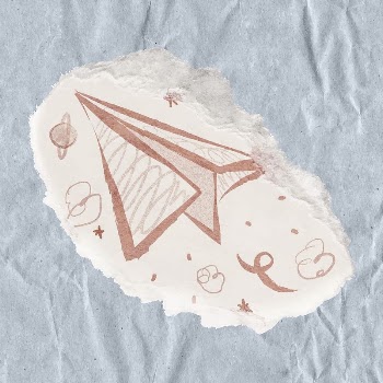 Paper plane doodle sticker, ripped | Free Vector - rawpixel