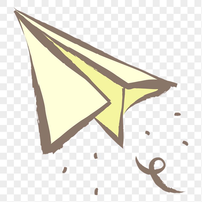Paper plane png sticker, pastel | Free PNG Illustration - rawpixel
