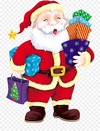 Paper Plastic bag Christmas ornament Gift - Santa Claus 