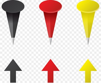 Paper Post-it note Euclidean vector Drawing pin - Pushpin arrow 
