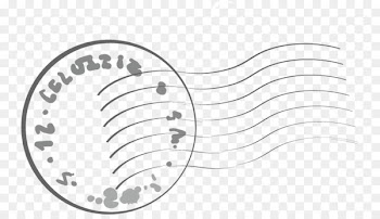 Paper Postmark Postage stamp Envelope - Seal line pattern 
