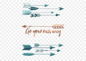 Paper Quotation Bumper sticker Printing - Cartoon arrows 
