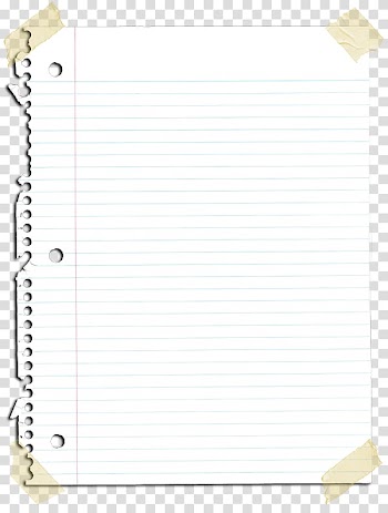 Paper Rectangle Square Notebook, paper line transparent background PNG clipart
