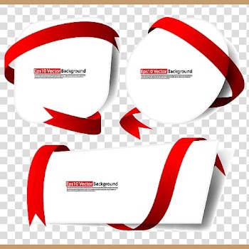 Paper Ribbon Gift wrapping Textile, Red Ribbon transparent background PNG clipart
