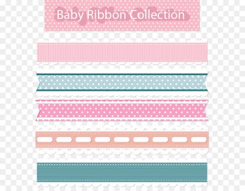 Paper Ribbon Pink Lace - Pink lace border 