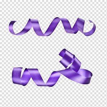 Paper Ribbon , Purple belt gift transparent background PNG clipart