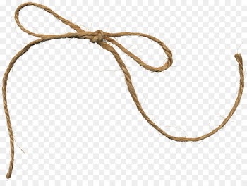 Paper Rope Hemp Shoelace knot - Bow rope 
