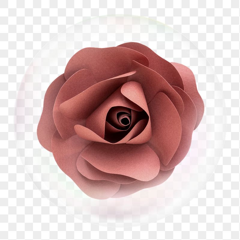 Paper rose png sticker, flower | Free PNG - rawpixel