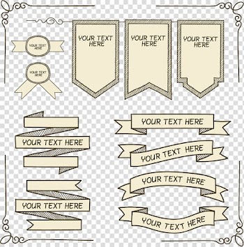 Paper Rotation Chart, Retro ribbon rotation chart transparent background PNG clipart