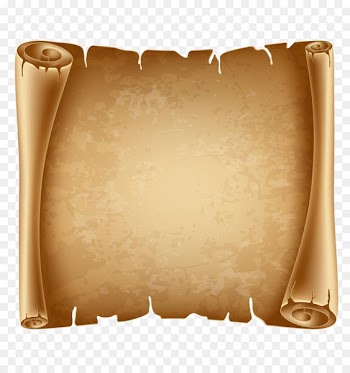 Paper Scroll - Retro kraft paper sheet Reel 