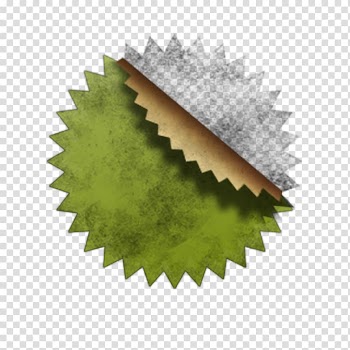 Paper Seal Ribbon, Green Star footer rolled paper transparent background PNG clipart