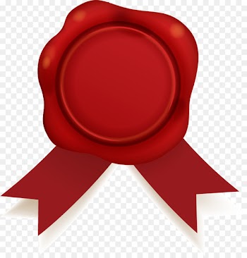 Paper Sealing wax - envelope,Wax seal,red 