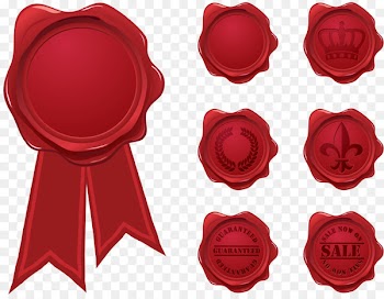 Paper Sealing wax Stamp seal - Sale Sticker 