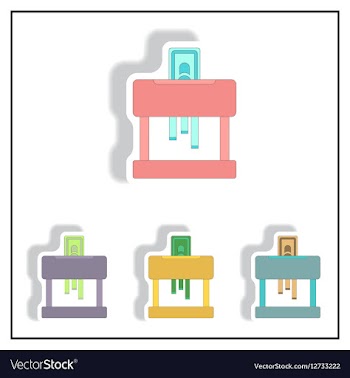 Paper Shredding Machine vector image