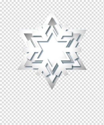 Paper Snowflake Shape , White snowflake shape design transparent background PNG clipart