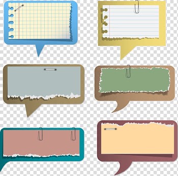 Paper Speech balloon Bubble, torn paper transparent background PNG clipart