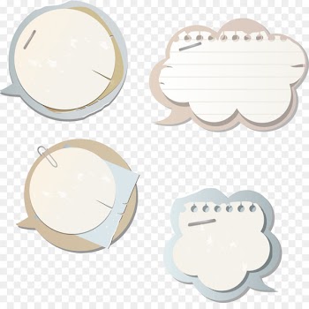 Paper Speech balloon Dialogue - dialogue 