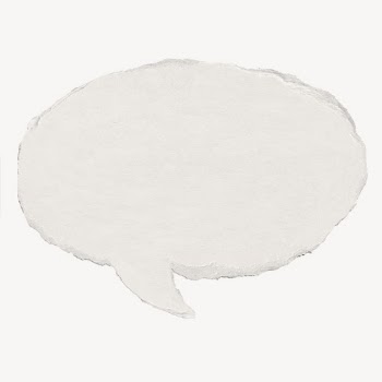 Paper speech bubble mockup, off-white | Free PSD Mockup - rawpixel
