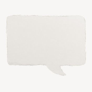 Paper speech bubble mockup, off-white | Free PSD Mockup - rawpixel