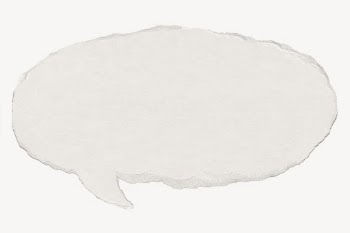 Paper speech bubble mockup, off-white | Free PSD Mockup - rawpixel