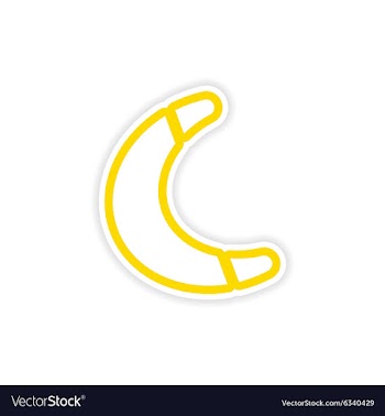 Paper sticker Australian boomerang on white vector image