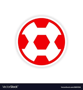 Paper sticker Brazilian football on white vector image