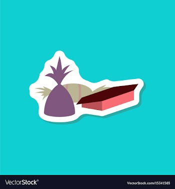 Paper sticker chocolate candies vector image